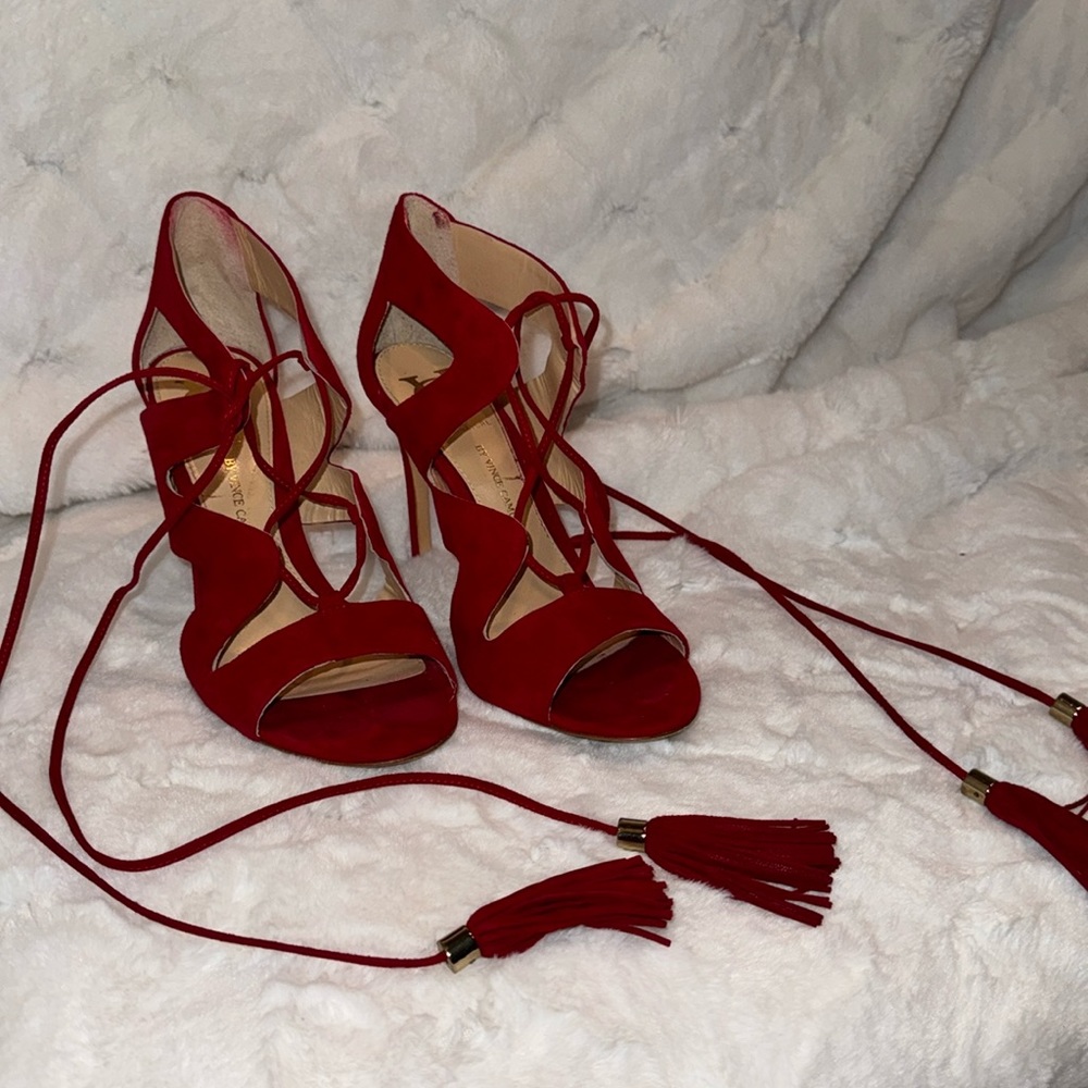 Vince Camuto Lace Up Heels